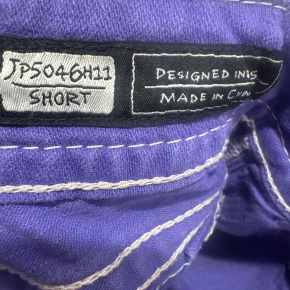 Miss Me purple denim shorts size 25 - Picture 4 of 5